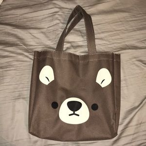 Teddy Bear Mini Tote Bag